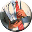 Image of doctor writing